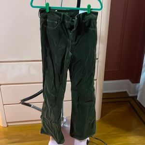 Green American Eagle Corduroy Flares